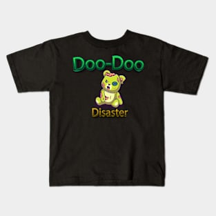 Doo-Doo Disaster Sarcastic Defense Against Zombies this Halloween Kids T-Shirt